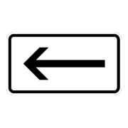 Zusatzschild 1000-20, 231x420mm Rechtspfeil RAL-Gütezeichen Folie RA2-3