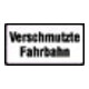 Zusatzschild 1007-35, 231x420mm Chaussée Sale Film RAL RA2-1
