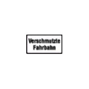 Zusatzschild 1007-35, 330x600mm Verschmutzte Fahrbahn RAL-Gütezeichen Folie RA2
