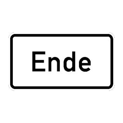 Zusatzschild 1012-31, 231x420mm Fin RAL-Gütezeichen Film RA1