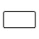 Zusatzschild blanc, 231x420mm RAL2 fond blanc bord noir-1