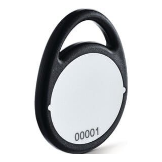 Zutrittskontrollsystem Schlüsselanh. MIFARE DESFireEV2 schwarz RFID-Transponder