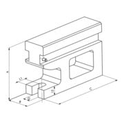 Zwischenelement Nr.7500Z M16 H.max.120mm-4