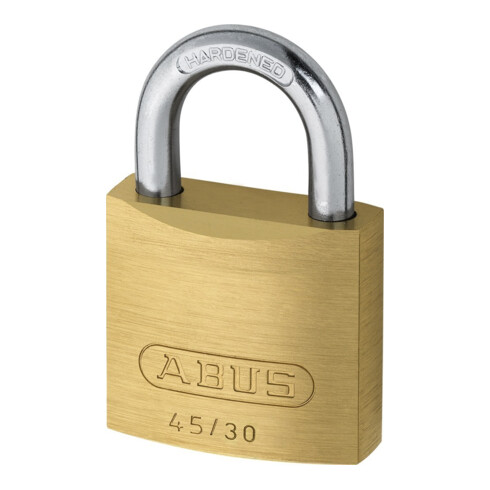 Zylindervorhangschloss 45/30 Twins B/SB Schlosskörper-B.29mm MS gl.ABUS
