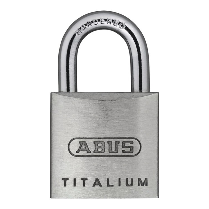 Zylindervorhangschloss 64TI/20 Schlosskörper-B.20mm Titalium versch.-schl.ABUS