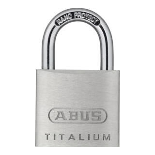 Zylindervorhangschloss 64TI/30 gl Schlosskörper-B.30mm Titalium gl.6311 ABUS