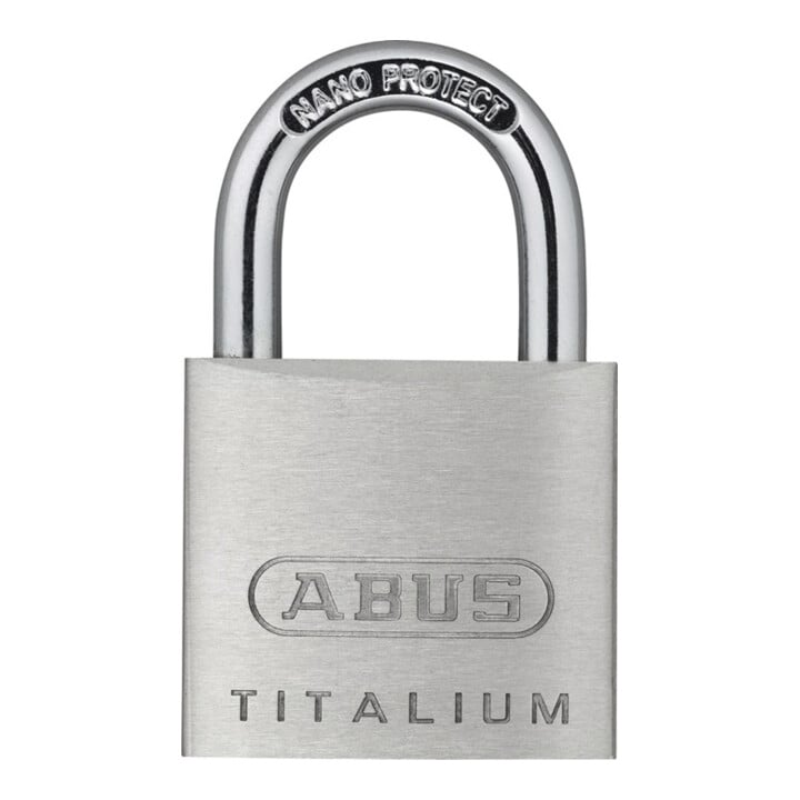 Zylindervorhangschloss 64TI/30 gl Schlosskörper-B.30mm Titalium gl.6311 ABUS