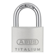 Zylindervorhangschloss 64TI/40 gl Schlosskörper-B.40mm Titalium gl.6411 ABUS