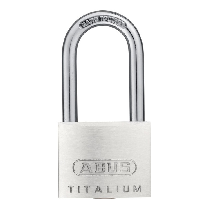 Zylindervorhangschloss 64TI/40HB40 gl Schlosskörper-B.40mm Titalium gl.6411 ABUS