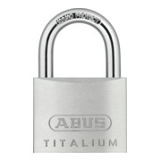 Zylindervorhangschloss 64TI/50 Schlosskörper-B.50mm Titalium versch.-schl.ABUS
