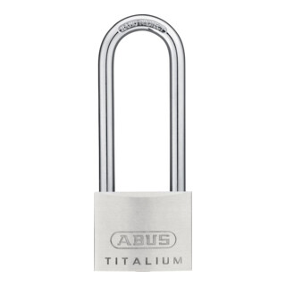 Zylindervorhangschloss 64TI/50HB80 Schlosskörper-B.50mm Titalium verschschl.ABUS