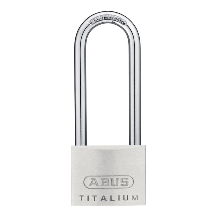 Zylindervorhangschloss 64TI/50HB80 Schlosskörper-B.50mm Titalium verschschl.ABUS