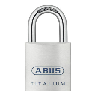 Zylindervorhangschloss 80TI Schlosskörper- Titalium verschieden schließend ABUS