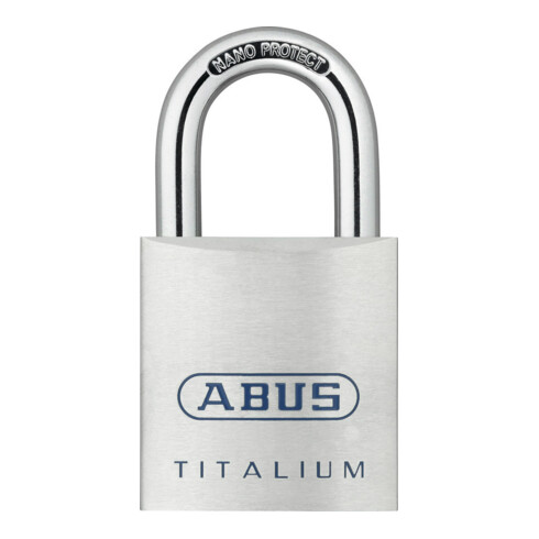 Zylindervorhangschloss 80TI Schlosskörper- Titalium verschieden schließend ABUS