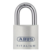 Zylindervorhangschloss 80TI/50 Schlosskörper-B.50mm Titalium versch.-schl.ABUS